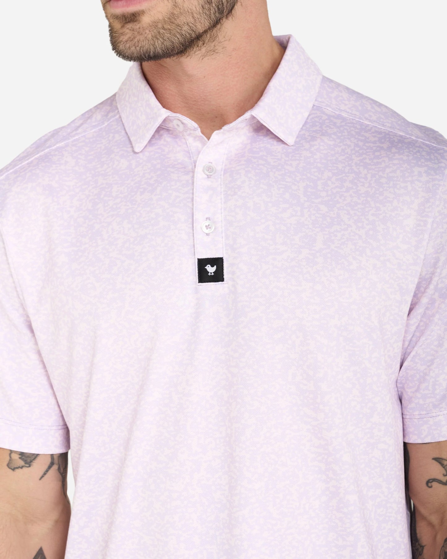 Bad Birdie Purple Abyss Polo