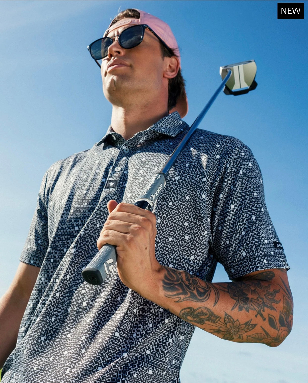 Bad Birdie Block Party Polo