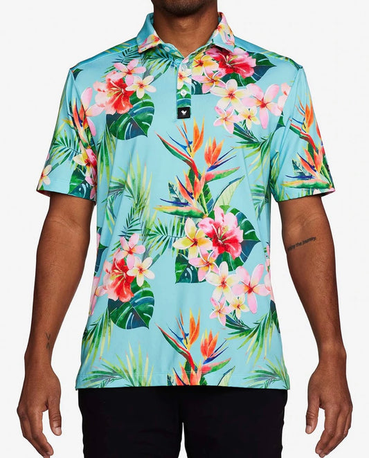 Bad Birdie Tropics Polo