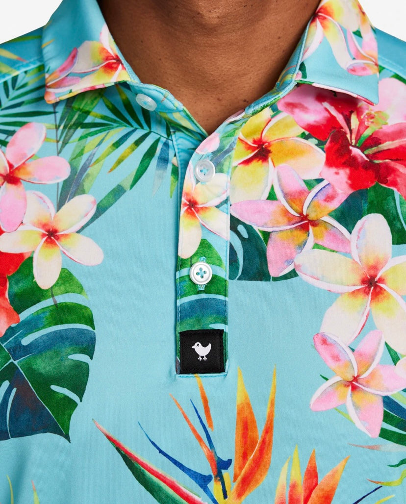 Bad Birdie Tropics Polo